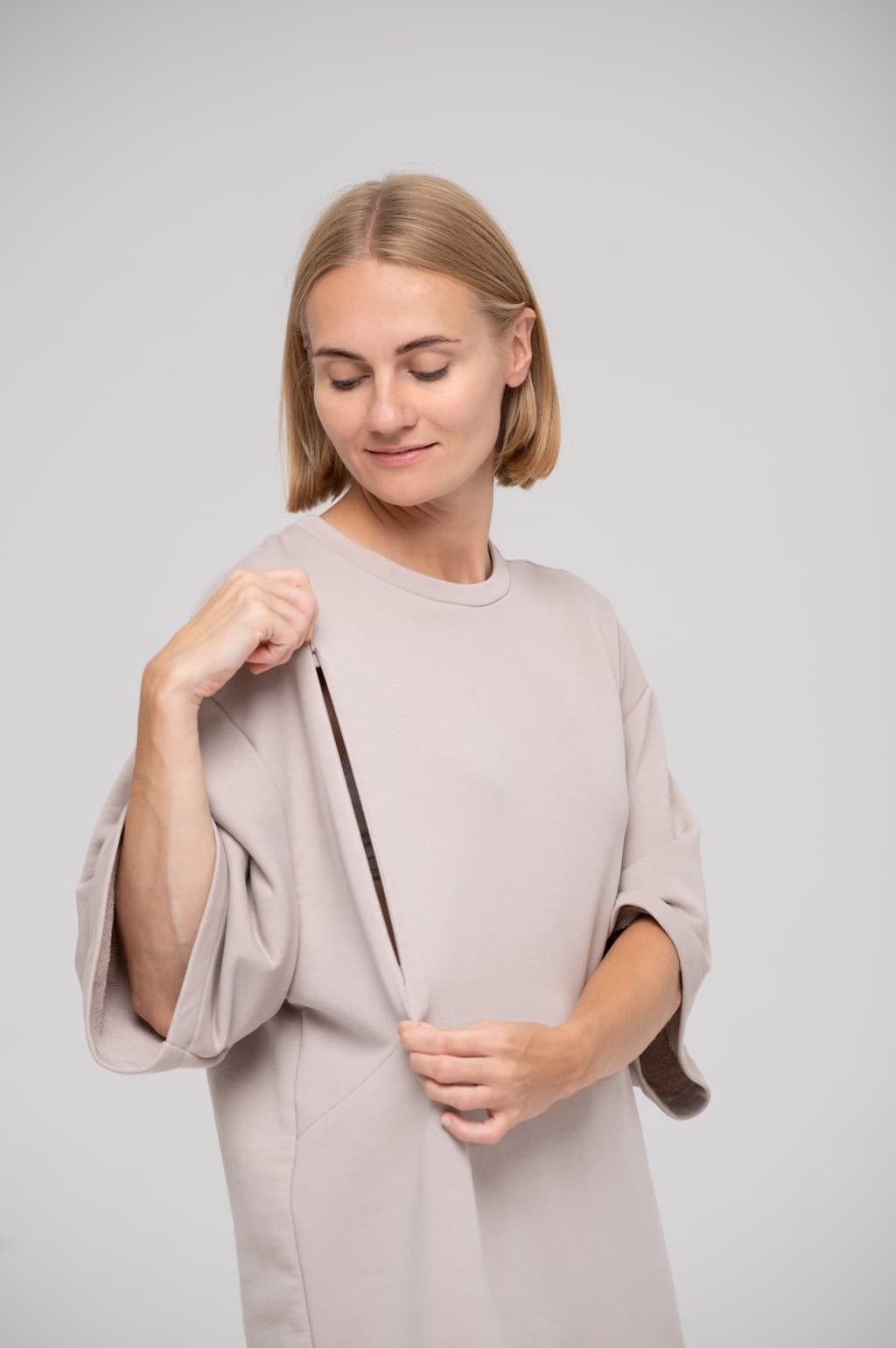 Костюм с шортами, Бежевый