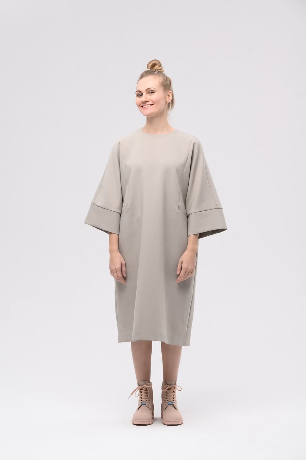 Платье-кимоно, Олива