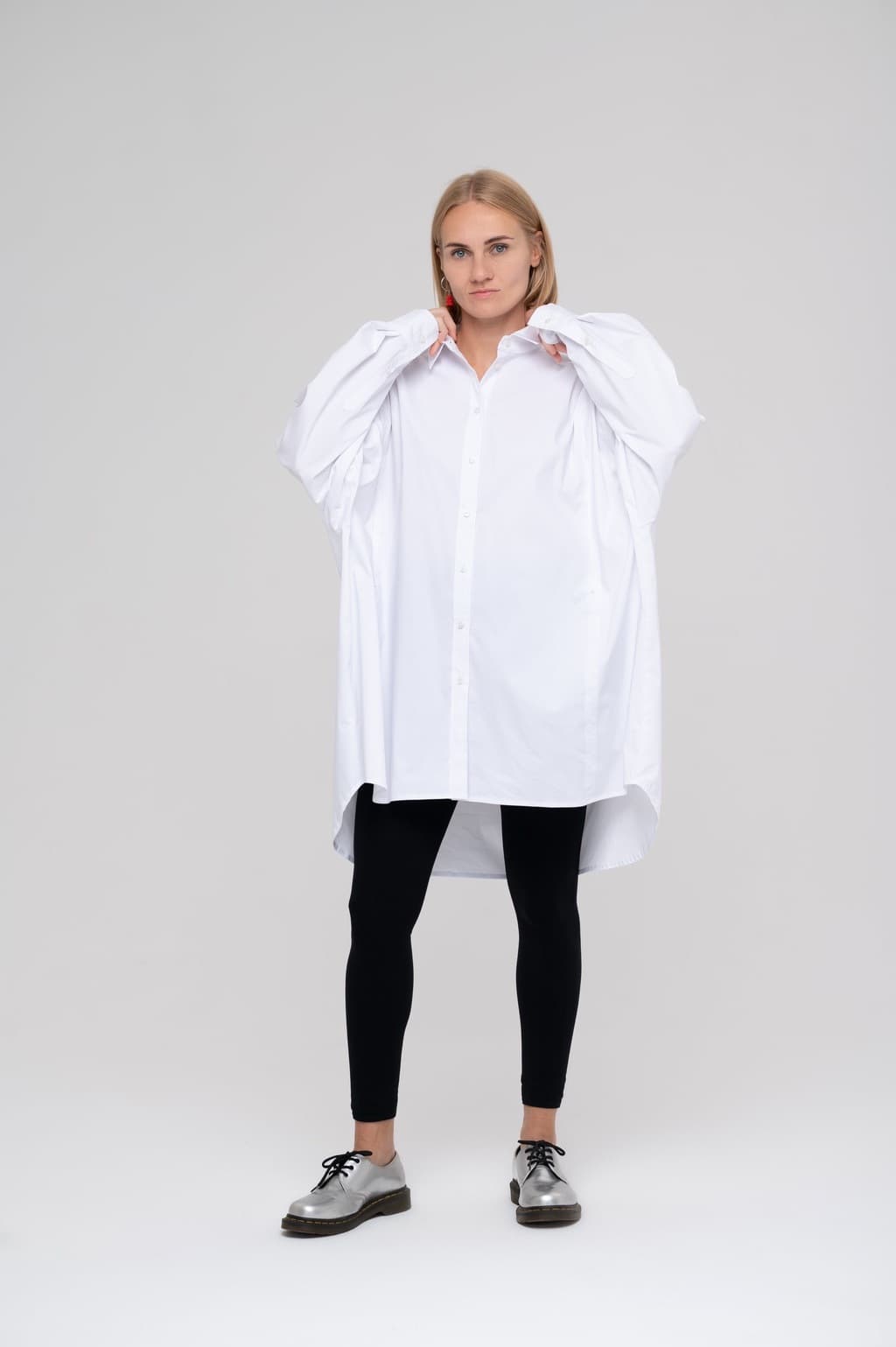 Рубашка oversize, Белый