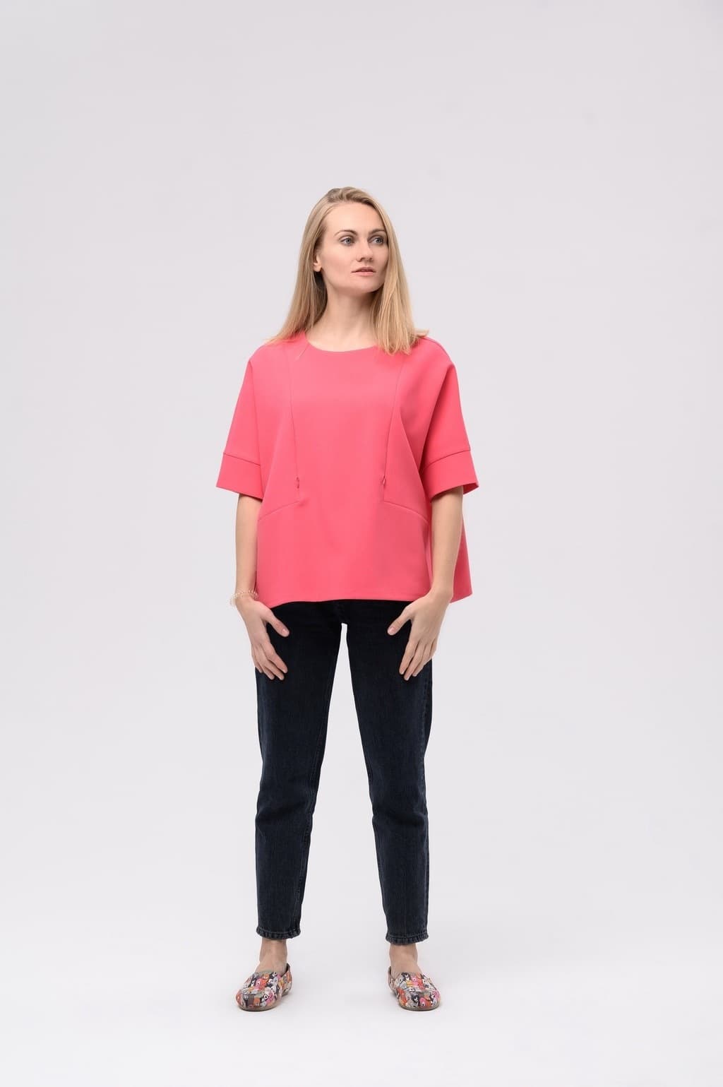 Блуза, Розовый