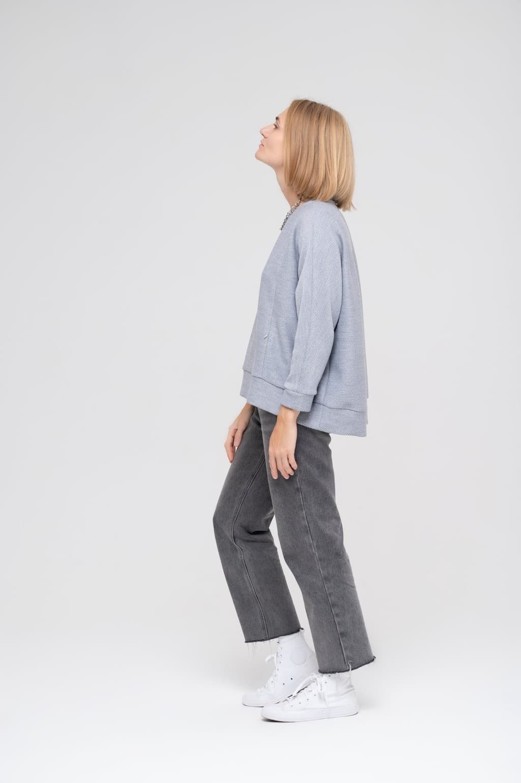 Cвитшот петля, Серый