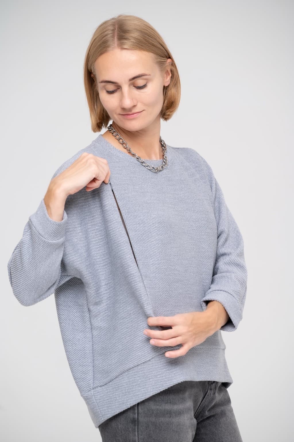 Cвитшот петля, Серый