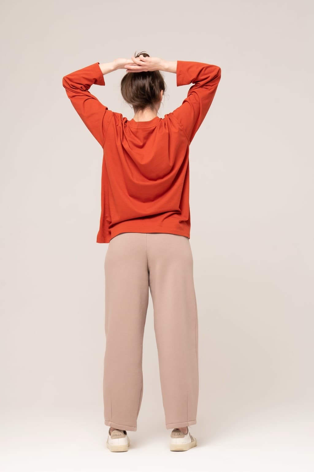 Штаны для беременных с начёсом, Кофе с молоком