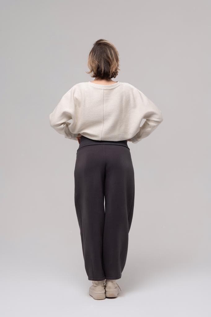 Штаны для беременных с начёсом, Серый