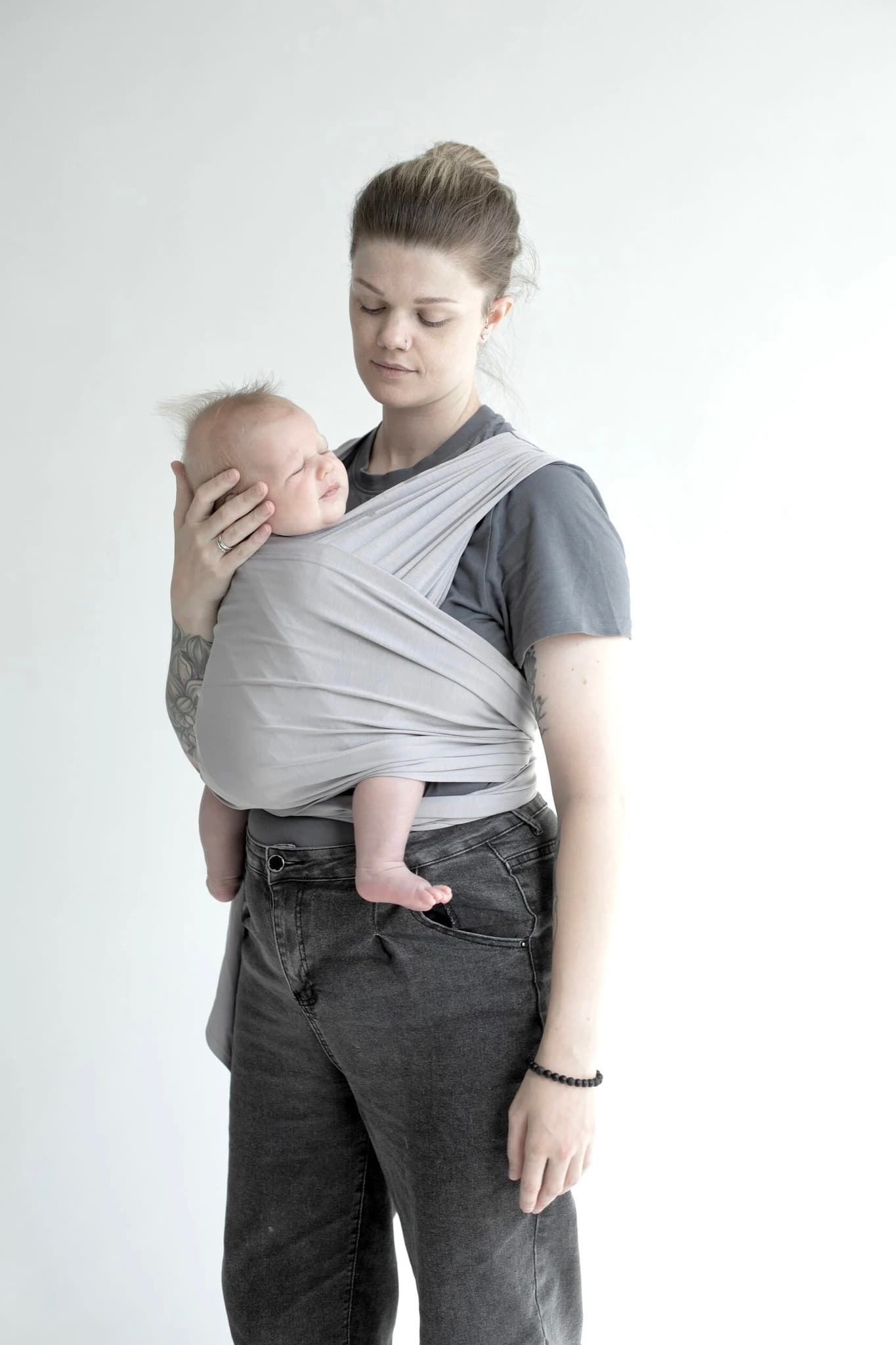 Трикотажный слинг QUICK HUGS (без нам.) Айсберг