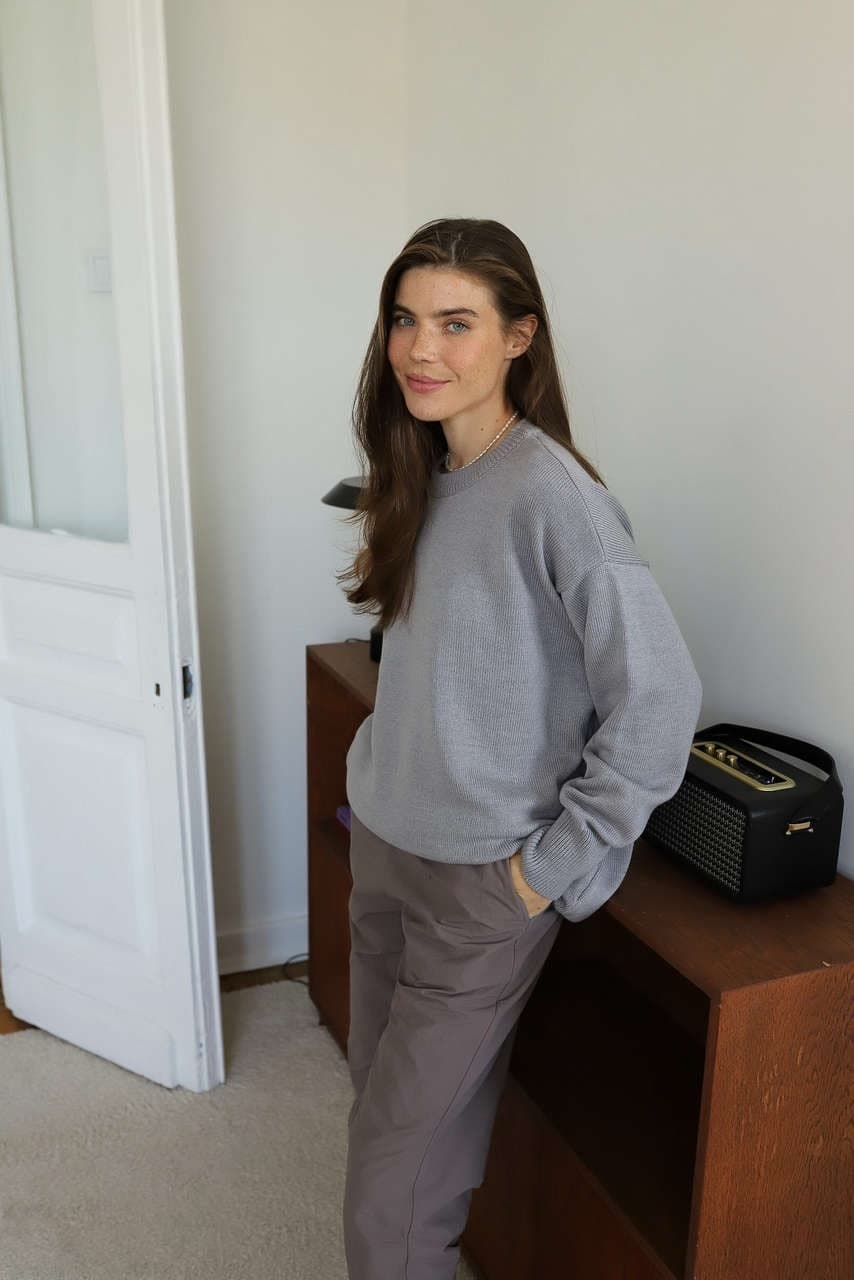 Джемпер Баланс для беременных и кормящих мам, Серый