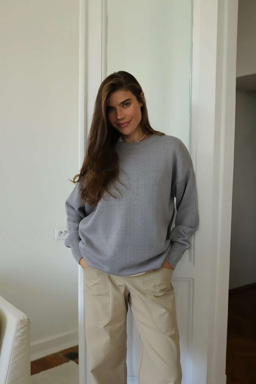 Джемпер Баланс для беременных и кормящих мам, Серый