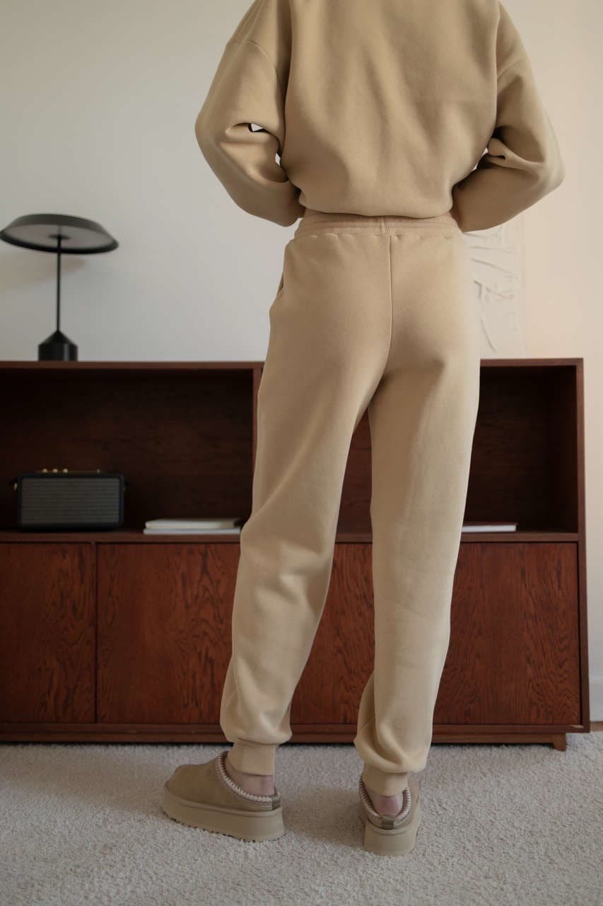 Брюки премиум утепленные, Бежевый