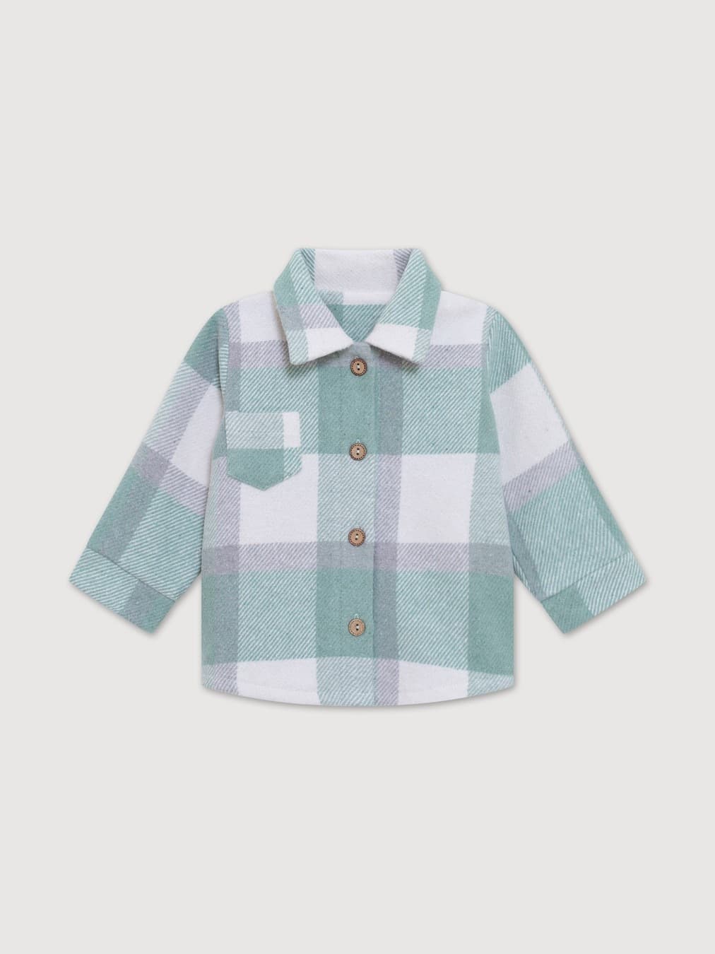 Теплая рубашка, Мятный