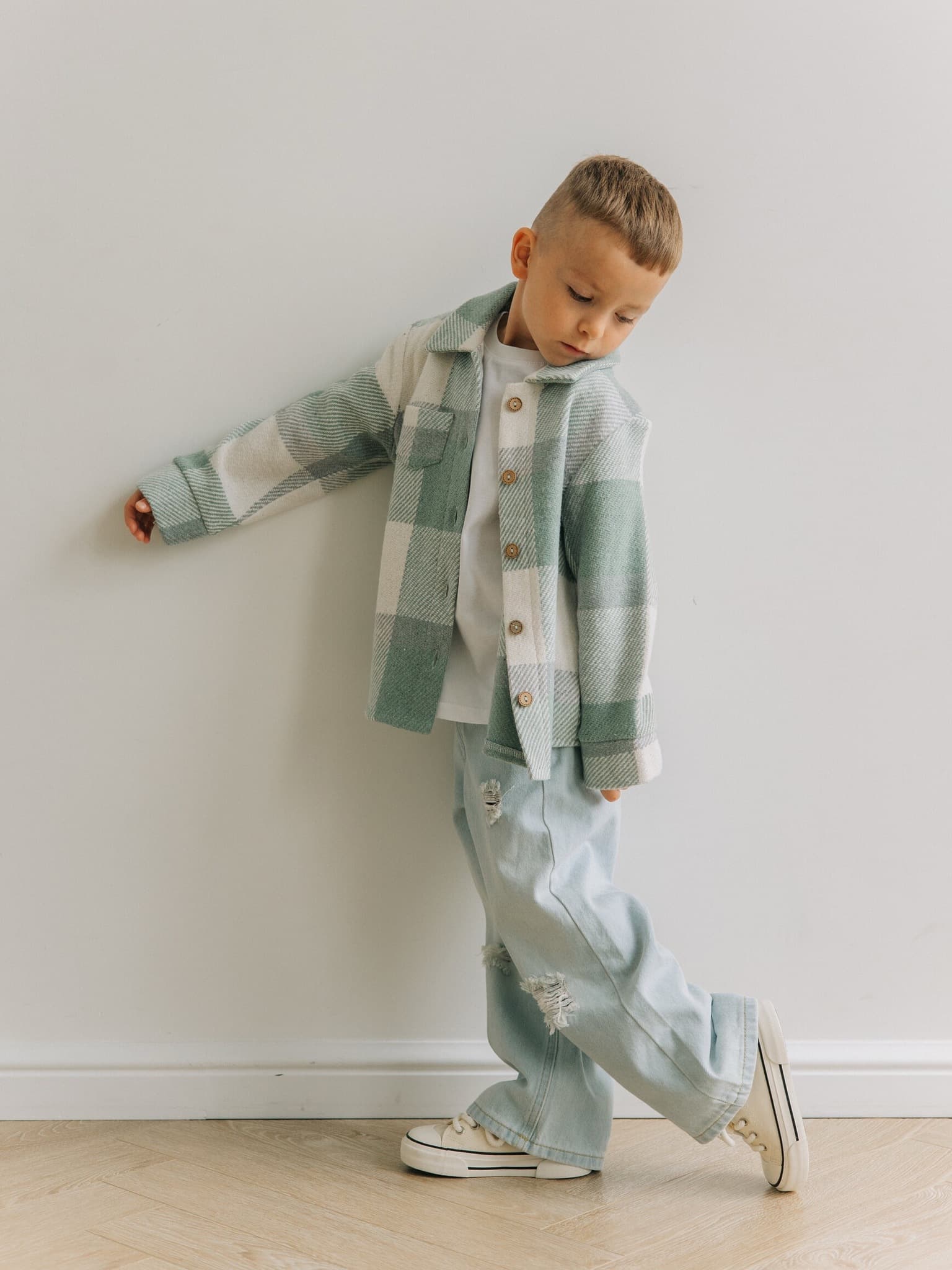 Теплая рубашка, Мятный