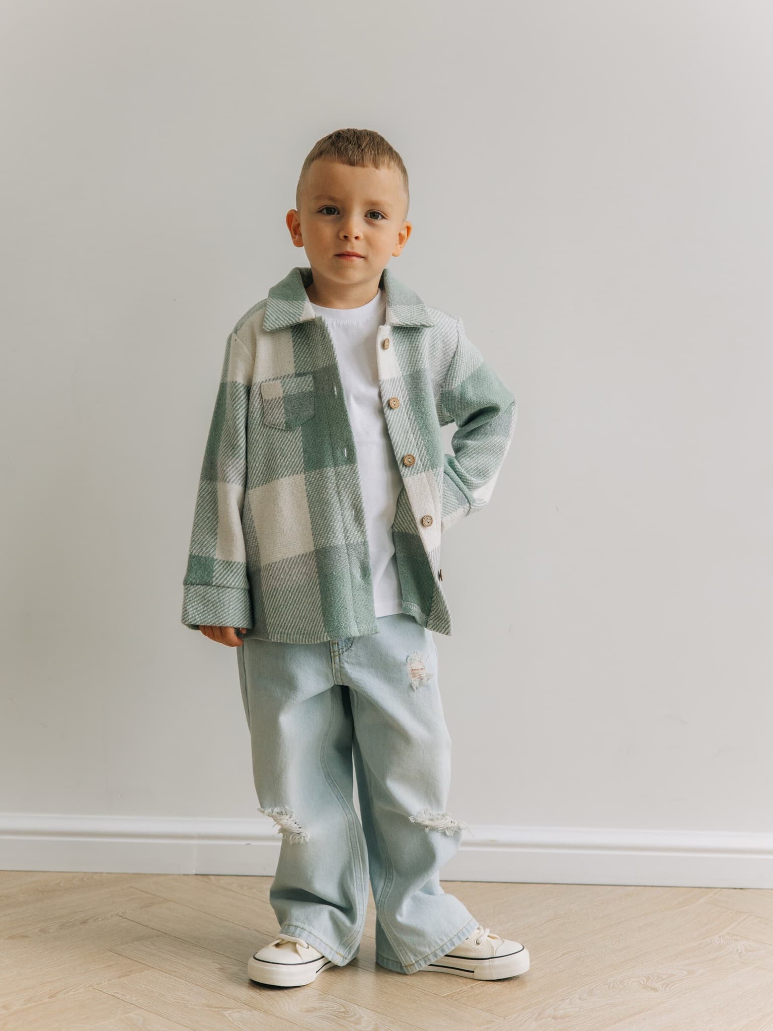 Теплая рубашка, Мятный