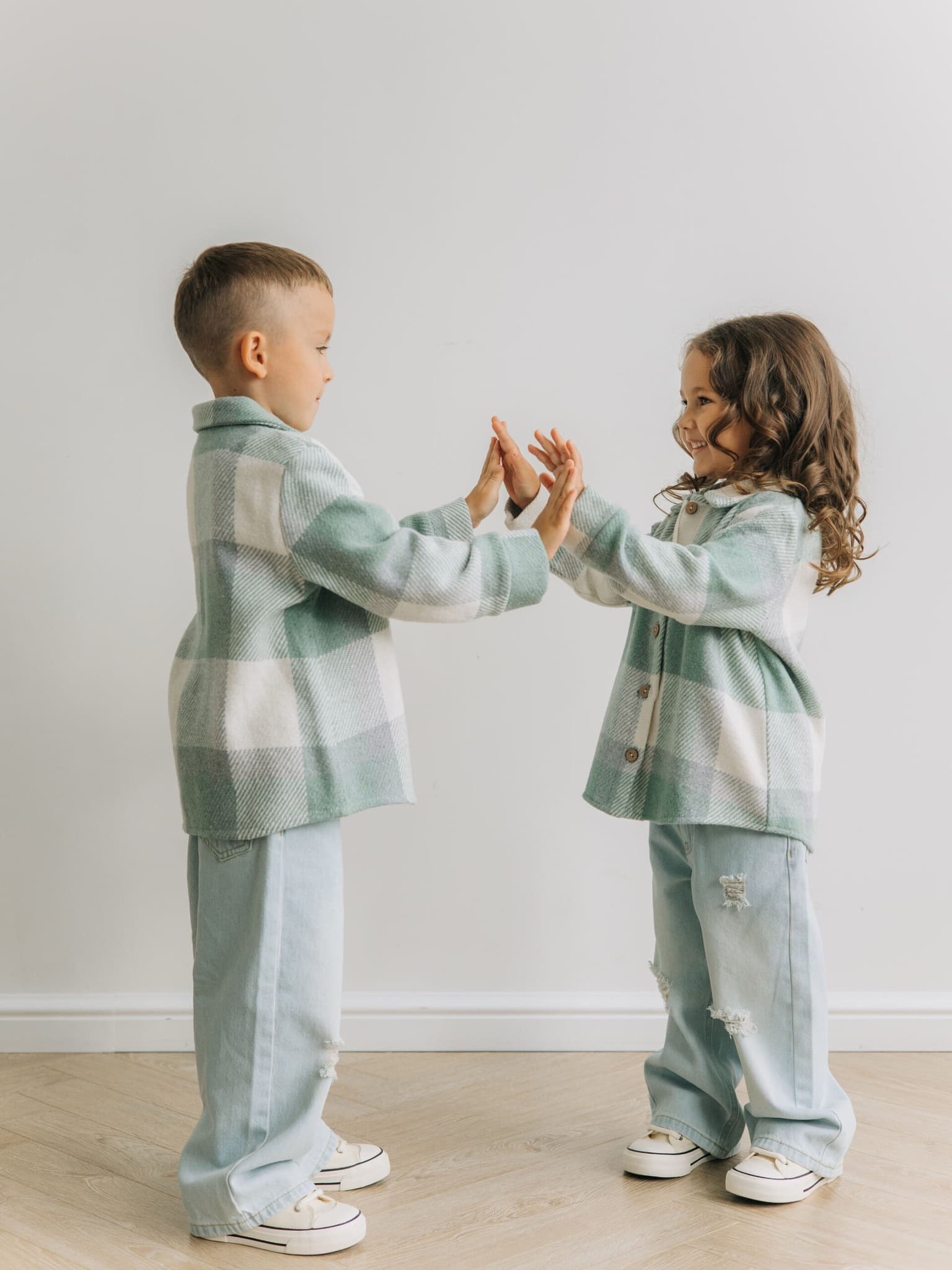 Теплая рубашка, Мятный