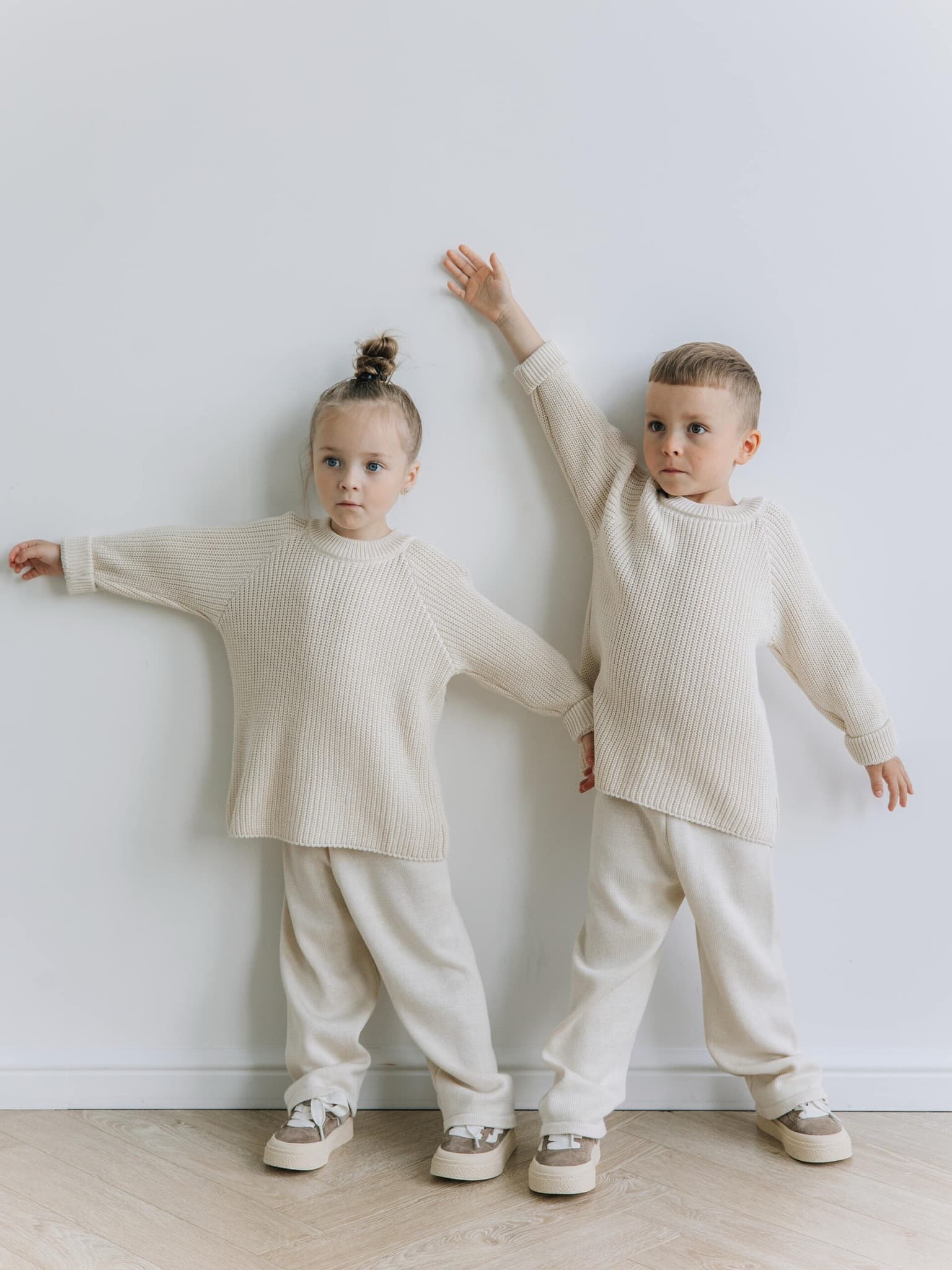 Вязаный джемпер, Молоко