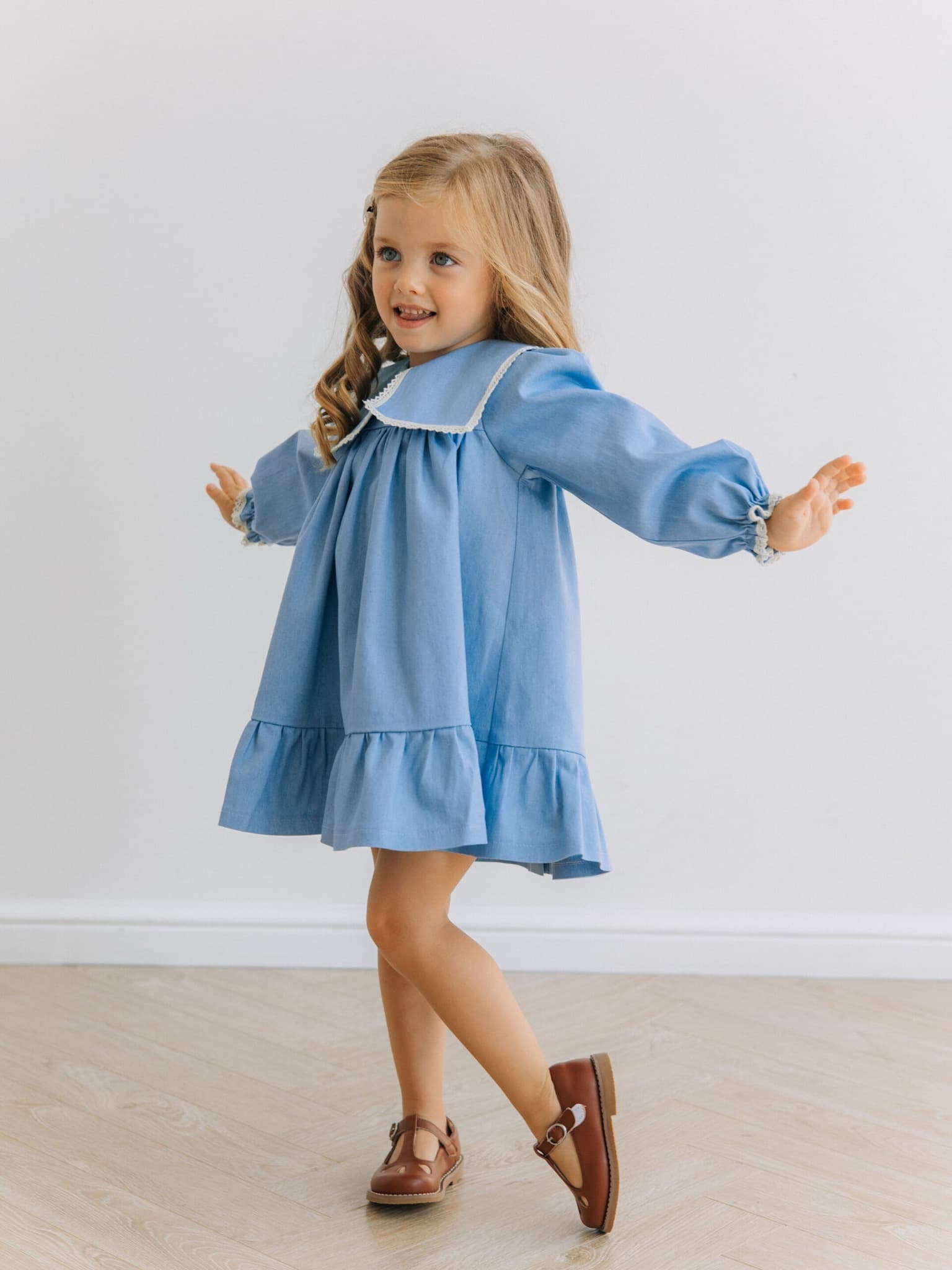 Платье "Моника", Голубой