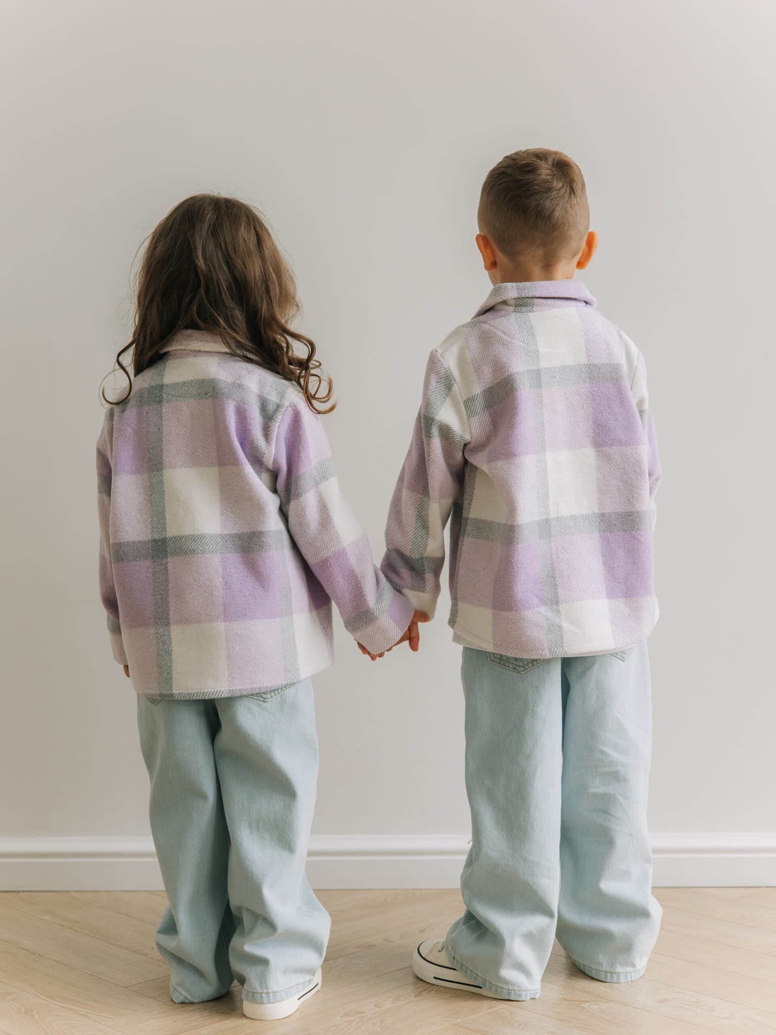 Теплая рубашка, Лавандовый