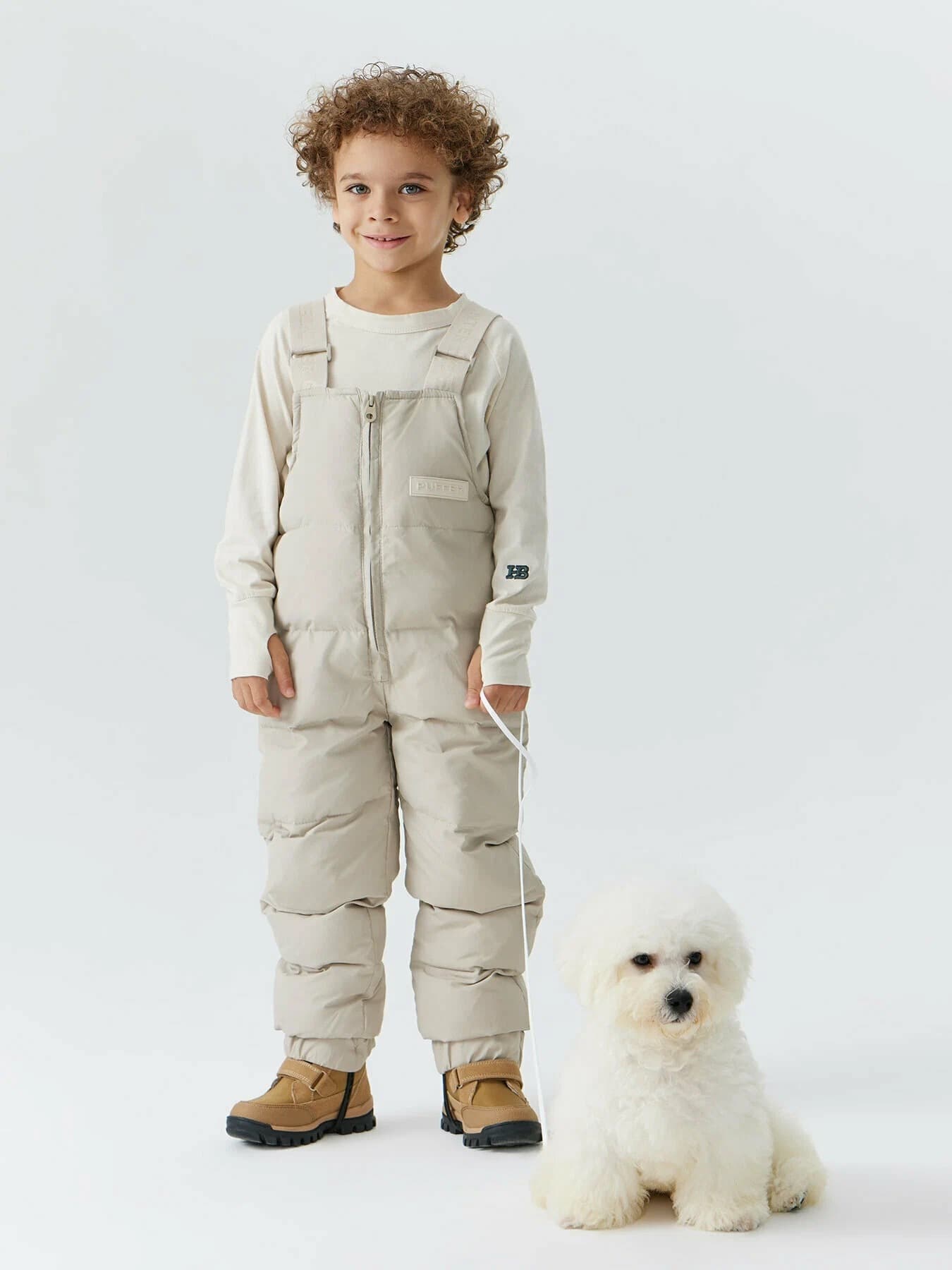 Полукомбинезон детский, Бежевый