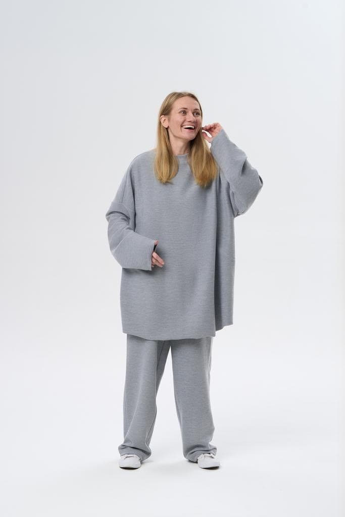 Костюм one size Cветло-серый