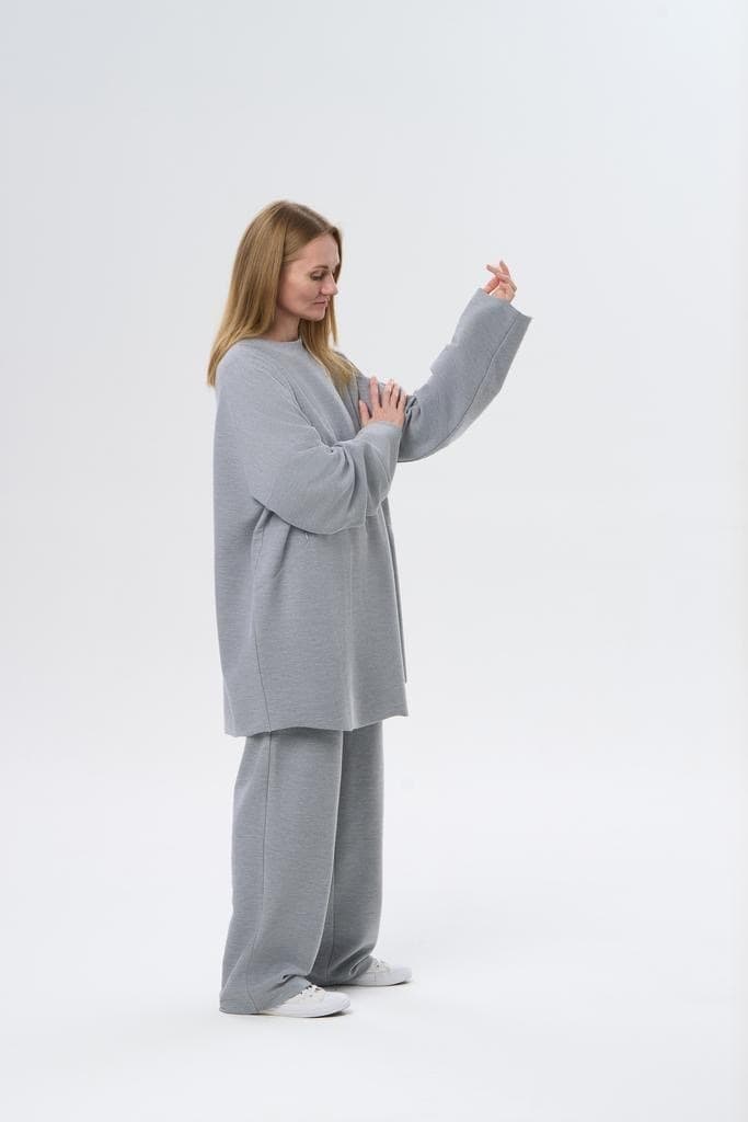 Костюм one size Cветло-серый