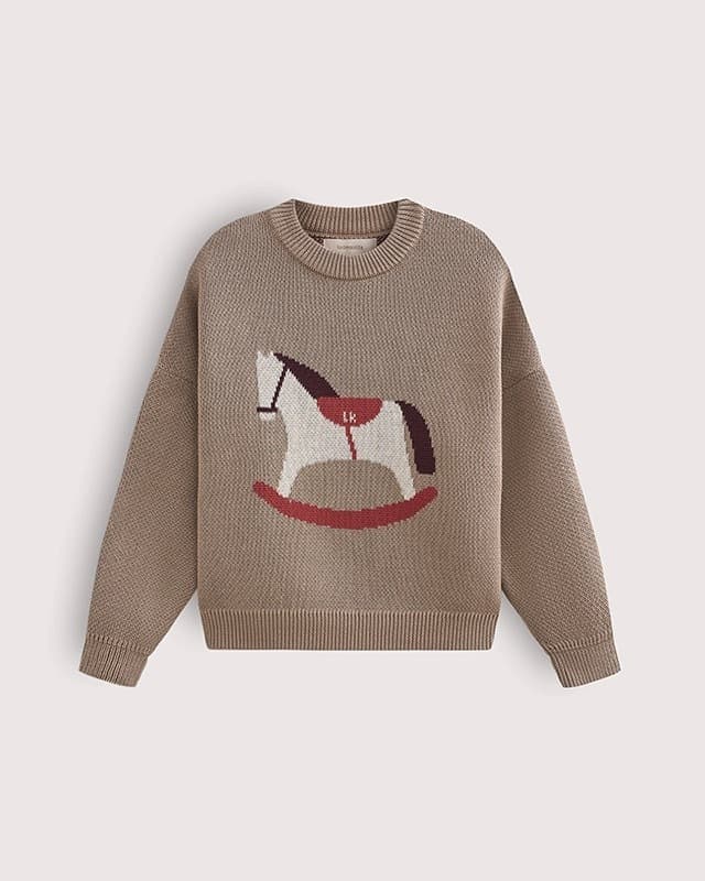 Свитер детский Loomknits Кофейный