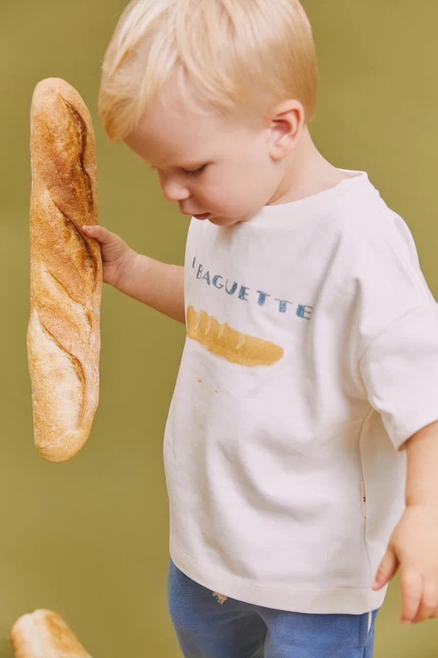 Футболка La baguette, Белый