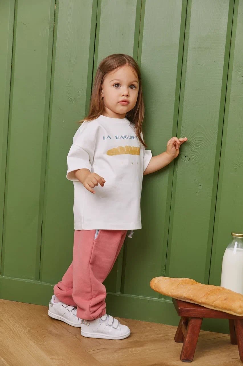 Футболка La baguette, Белый