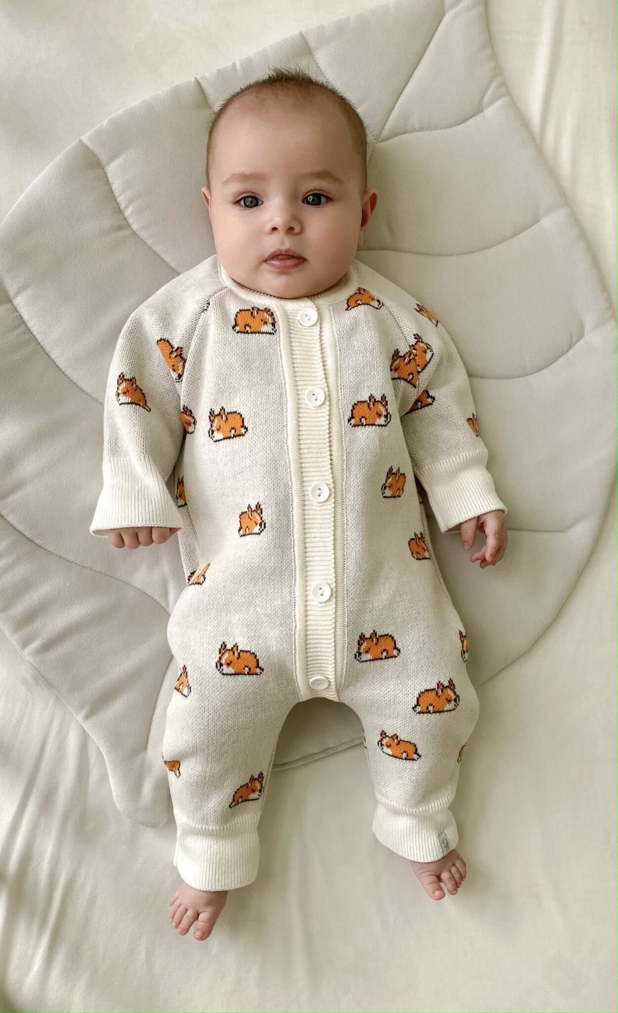 Комбинезон вязаный, Корги