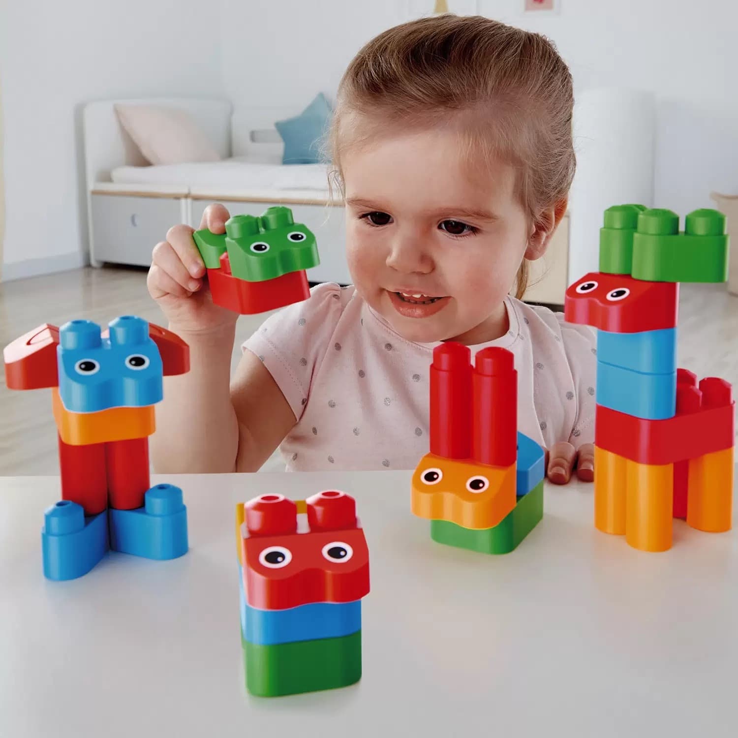 Конструктор детский "Царство животных", 31 элемент