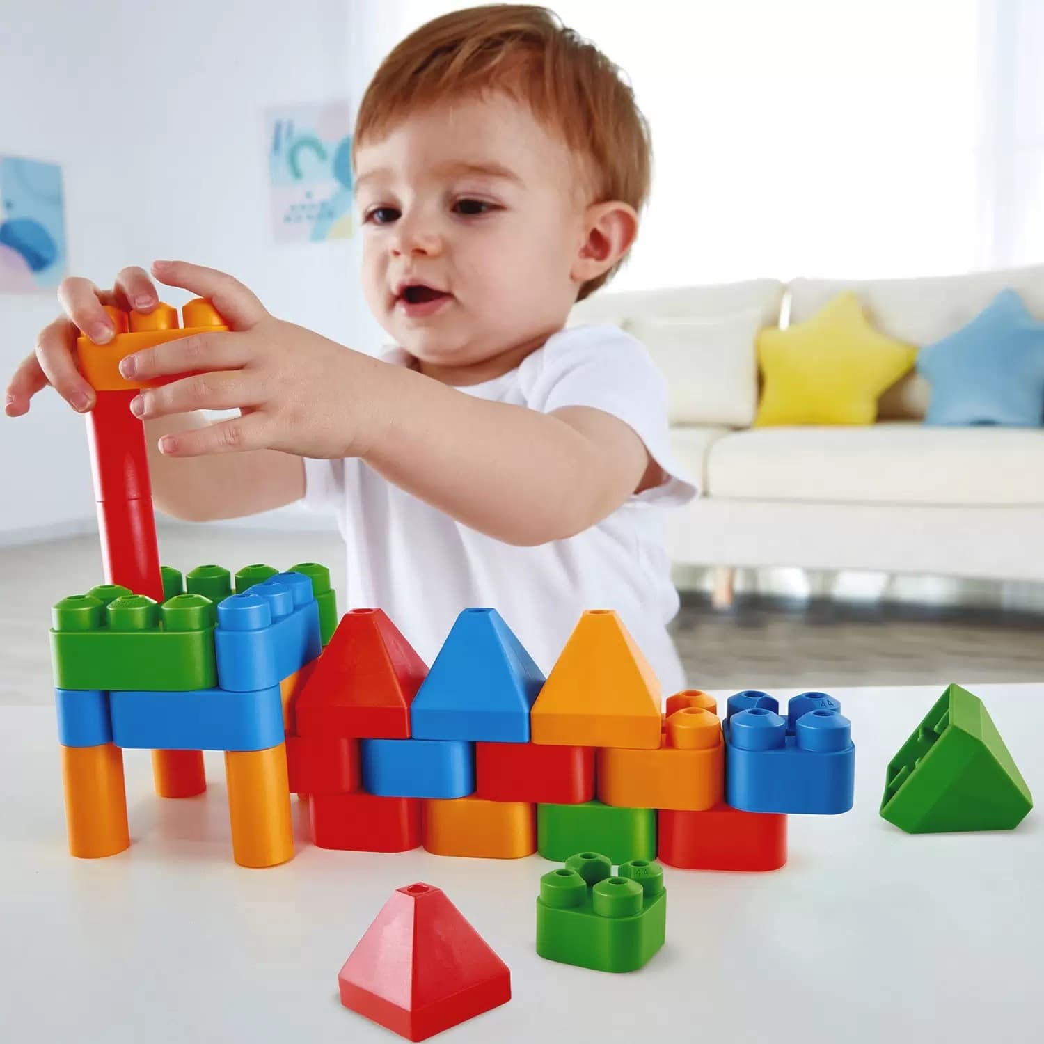 Конструктор детский серии "Креатив", Стартовый набор архитектора, 30 элементов