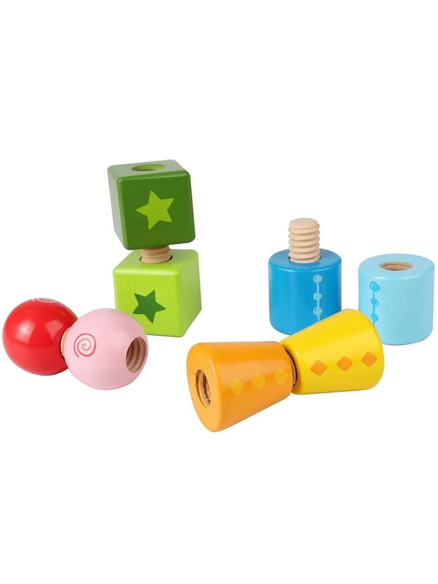 Игрушка развивающая "Закручивающиеся кубики"