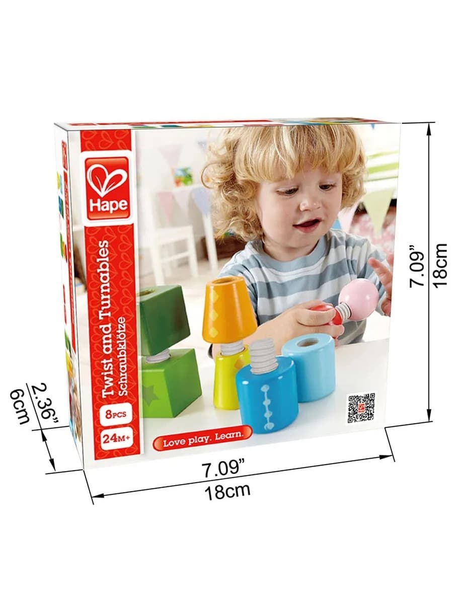 Игрушка развивающая "Закручивающиеся кубики"