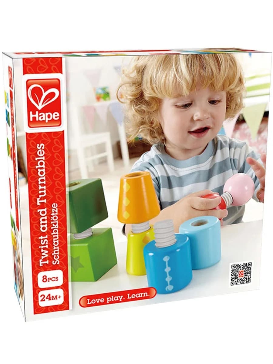 Игрушка развивающая "Закручивающиеся кубики"