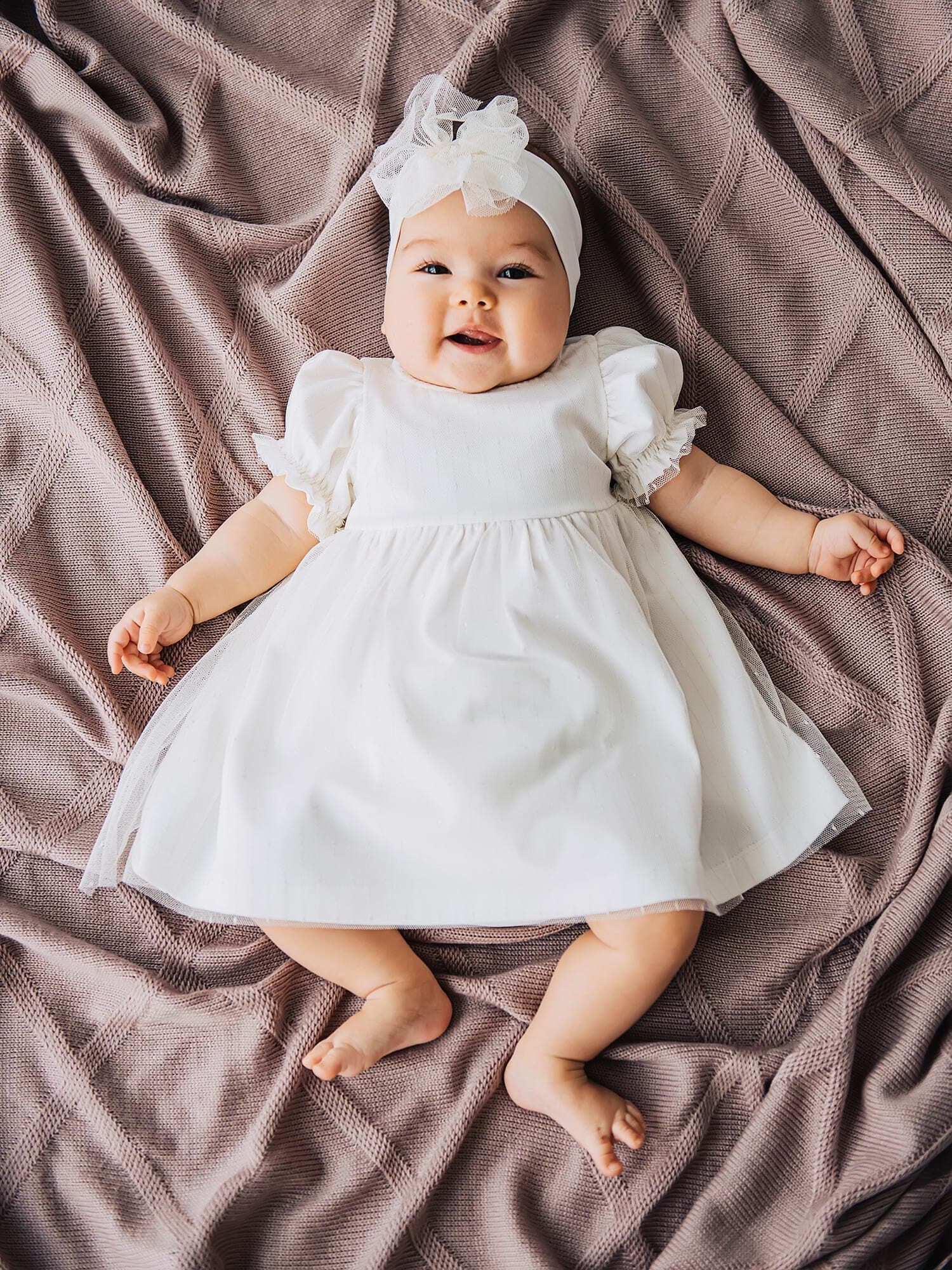 Платье с блумерами "Экрю"