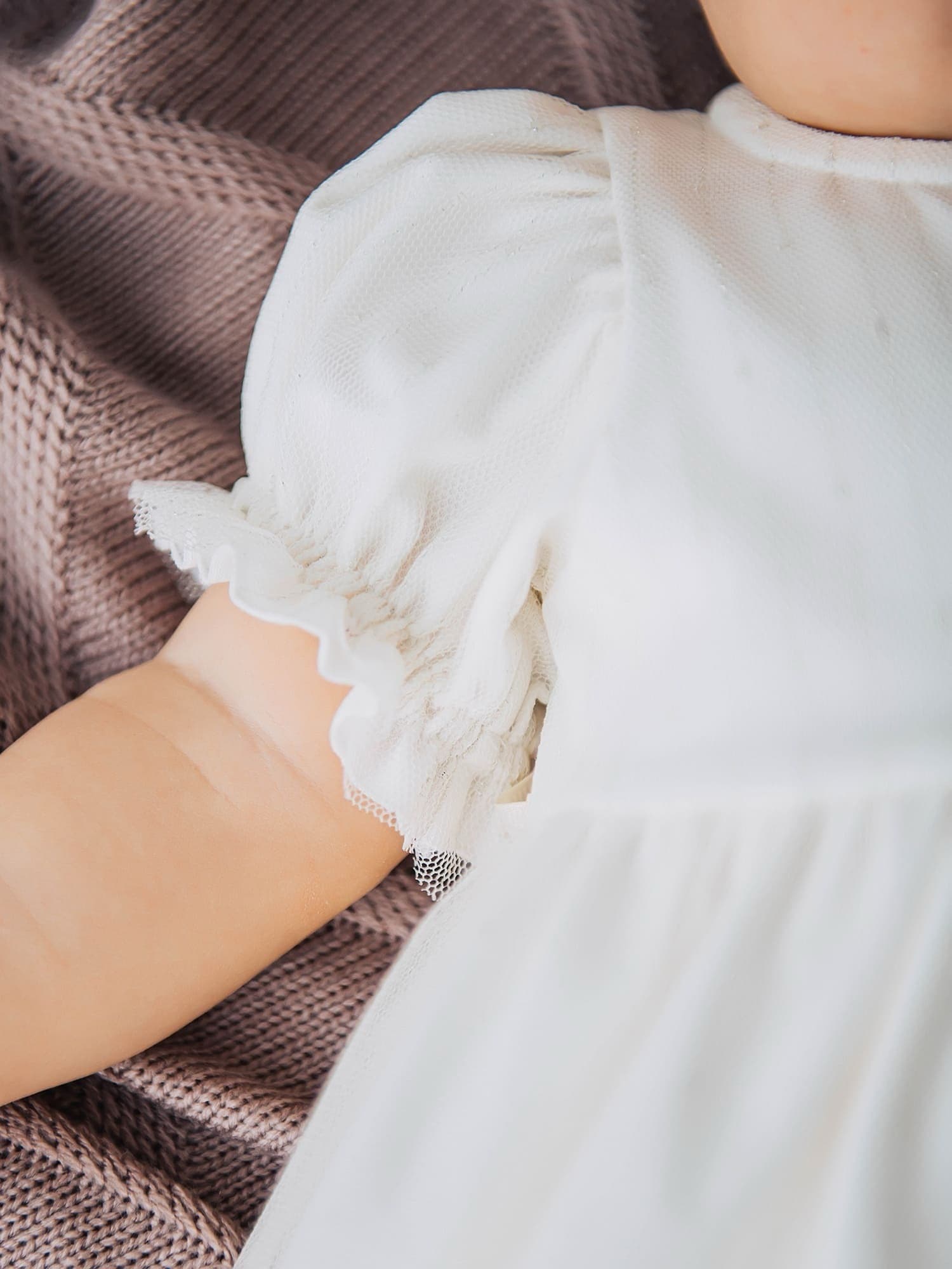 Платье с блумерами "Экрю"