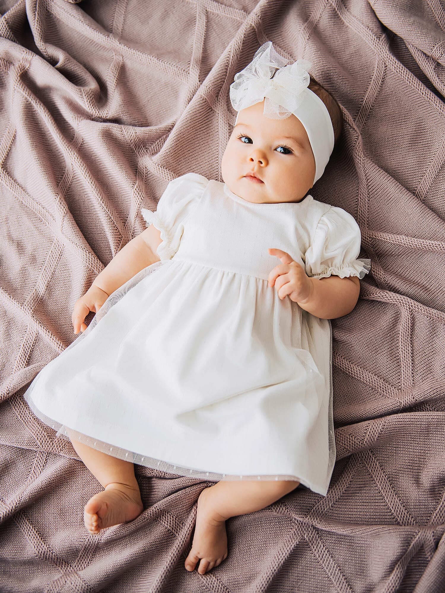 Платье с блумерами "Экрю"