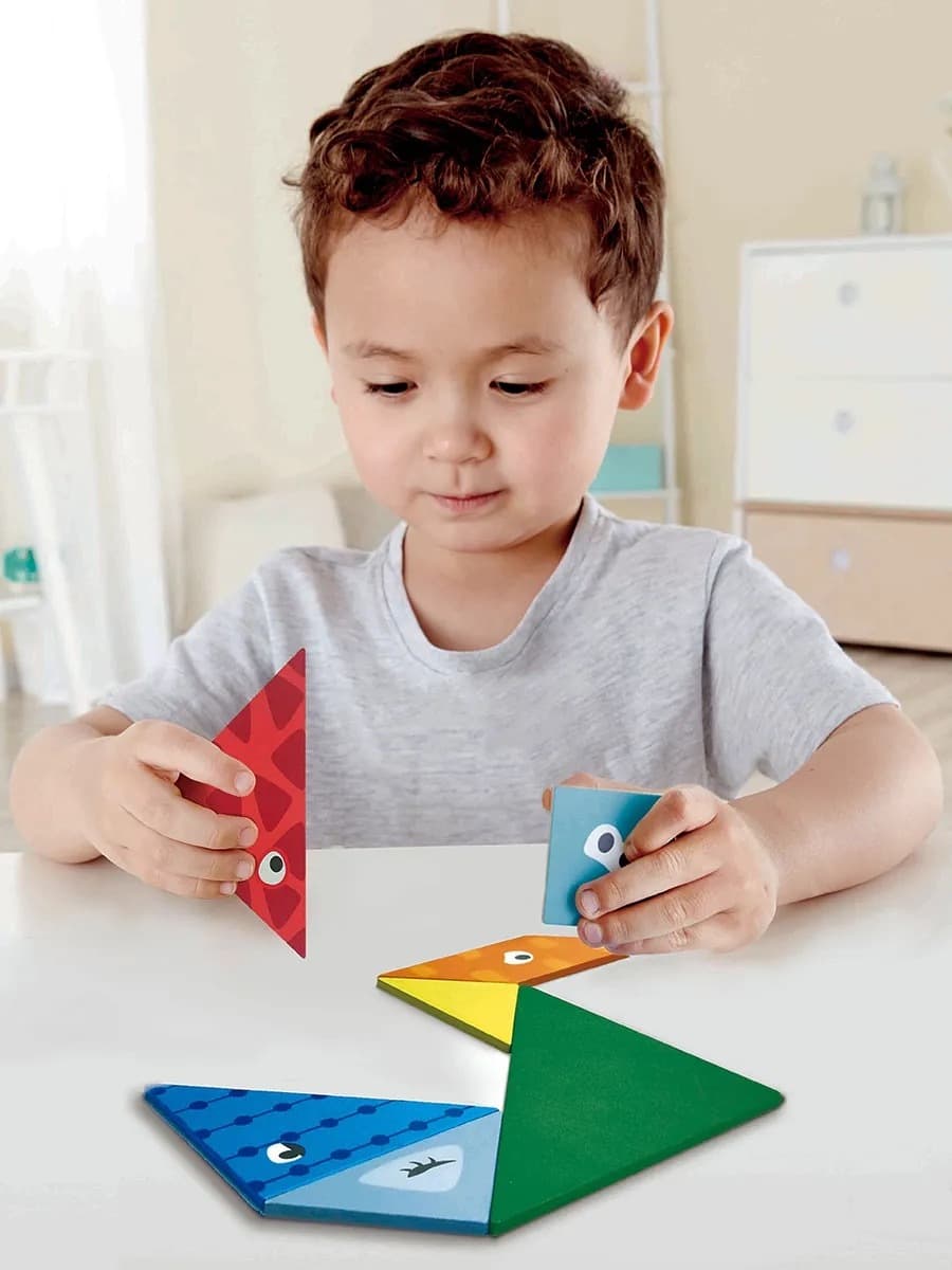 Детская головоломка-танграм "Самый умный", Семь дощечек мастерства