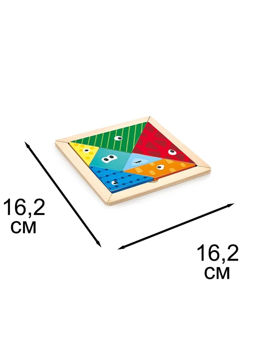 Детская головоломка-танграм "Самый умный", Семь дощечек мастерства