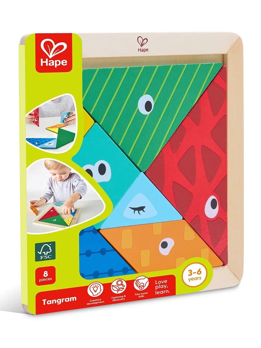 Детская головоломка-танграм "Самый умный", Семь дощечек мастерства