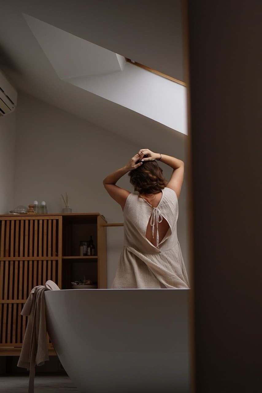 Платье на роды Благословение, Бежевый