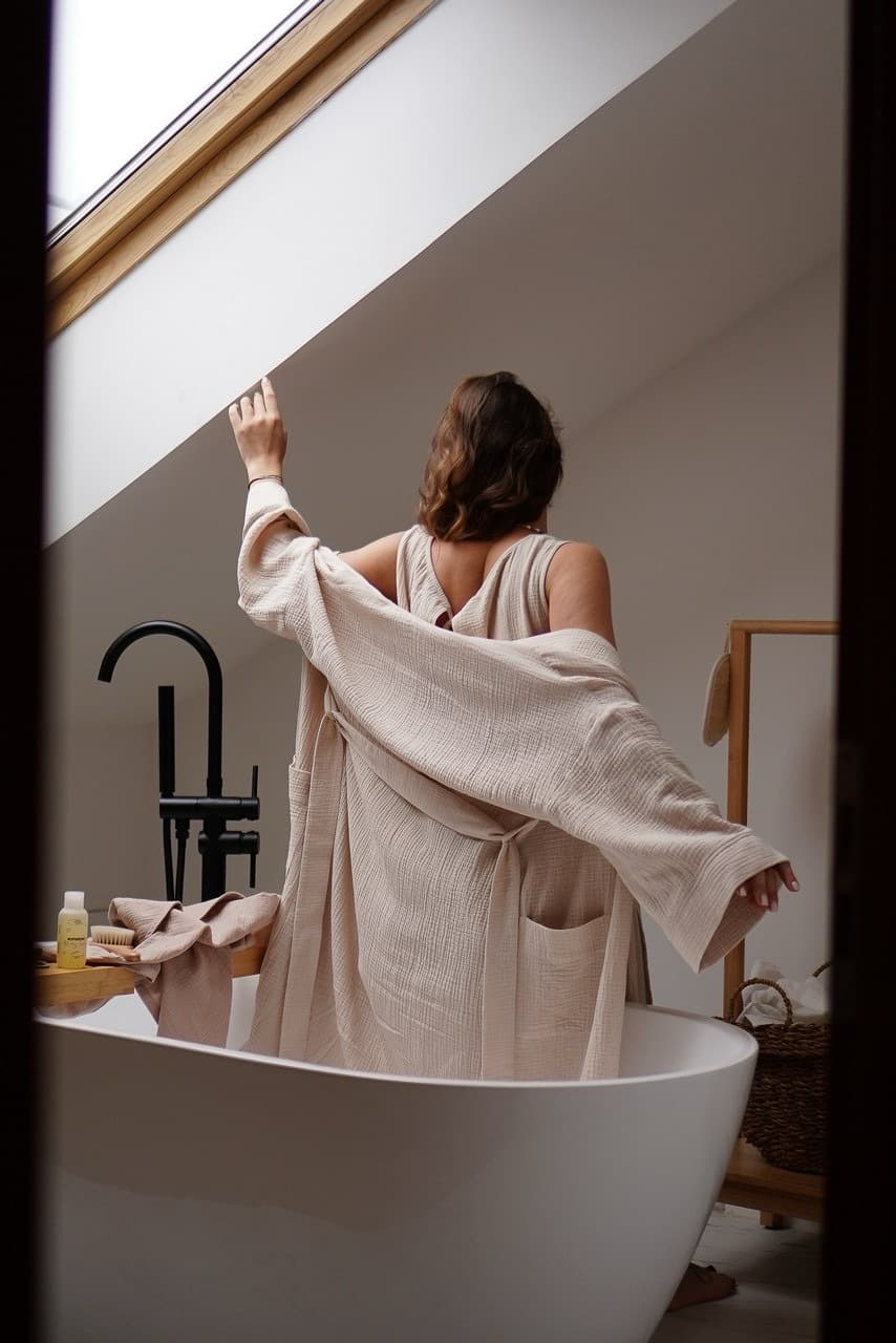 Платье на роды Благословение, Бежевый