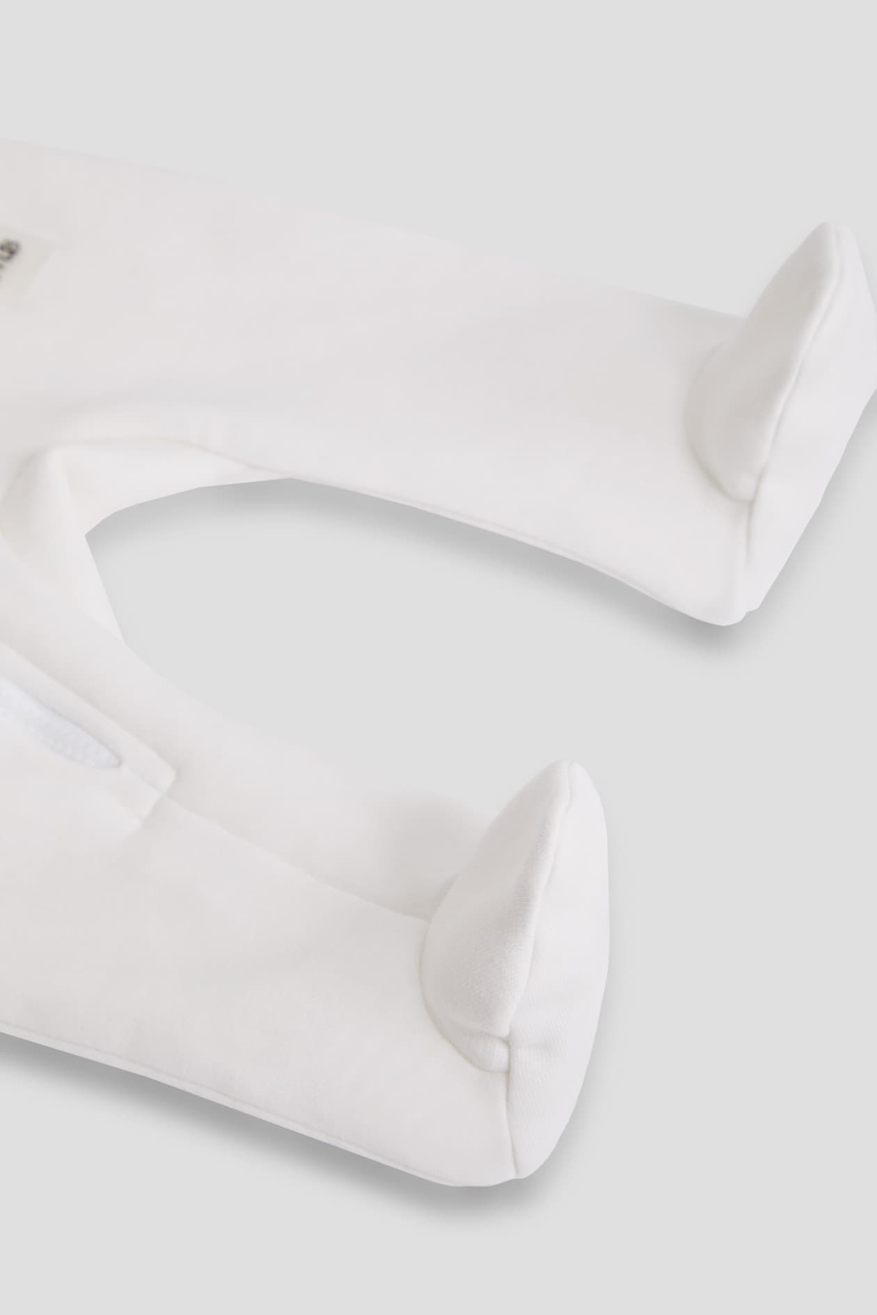 Комбинезон с капюшоном из футера , Молочный