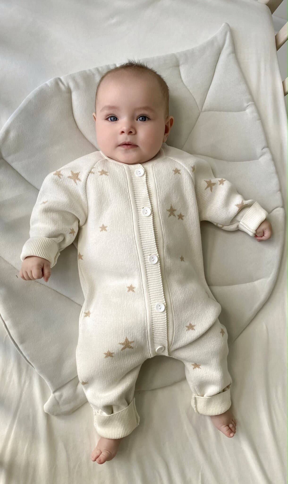 Комбинезон вязаный, Звёздочки