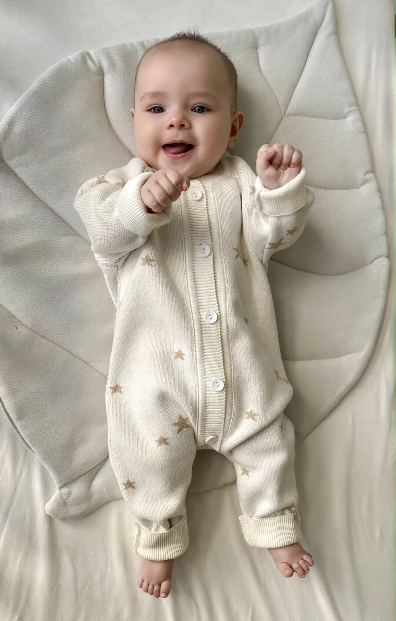 Комбинезон вязаный, Звёздочки