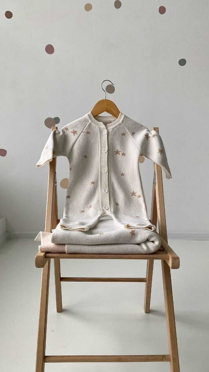 Комбинезон вязаный, Звёздочки