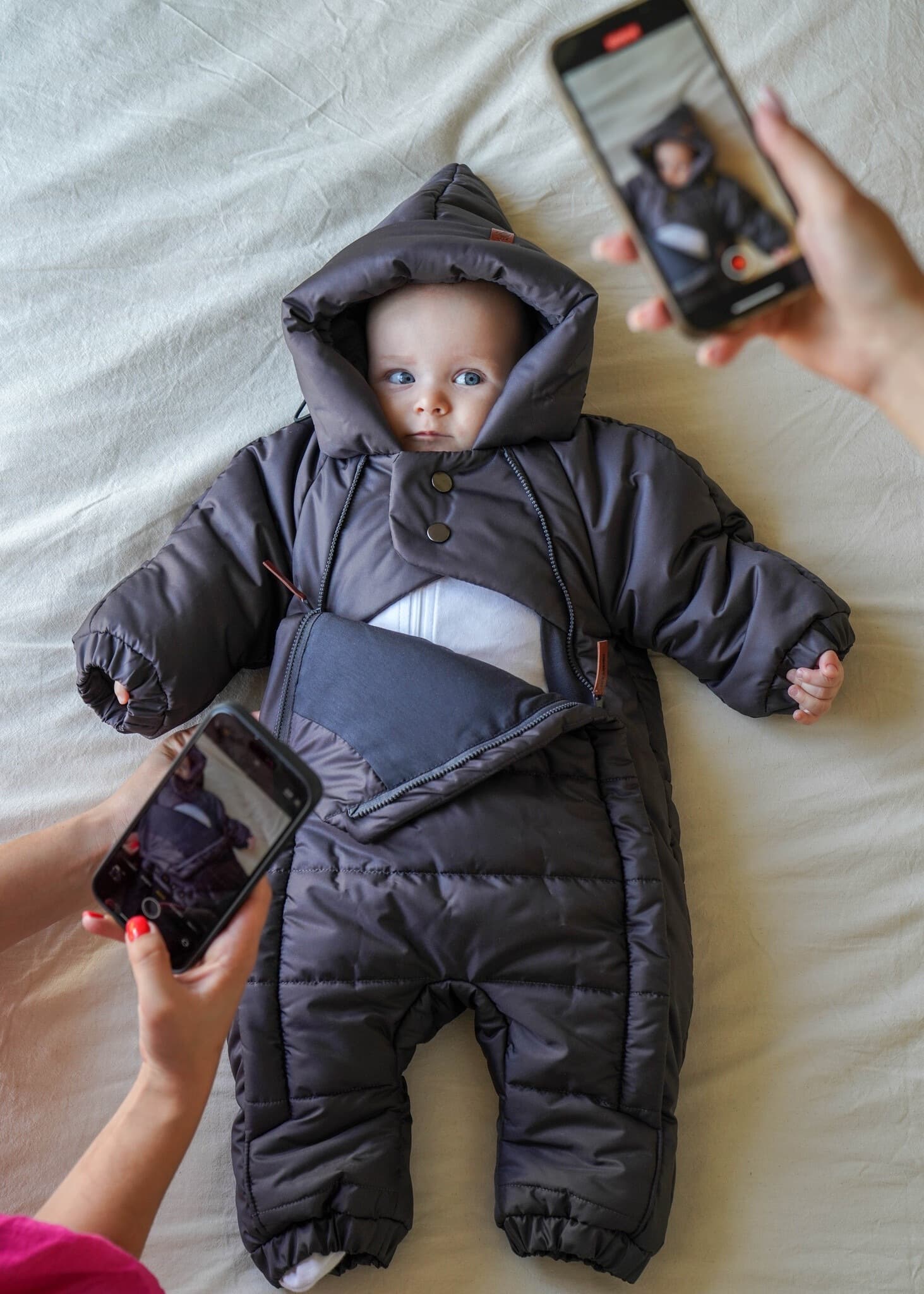 Демисезонный комбинезон, Графит