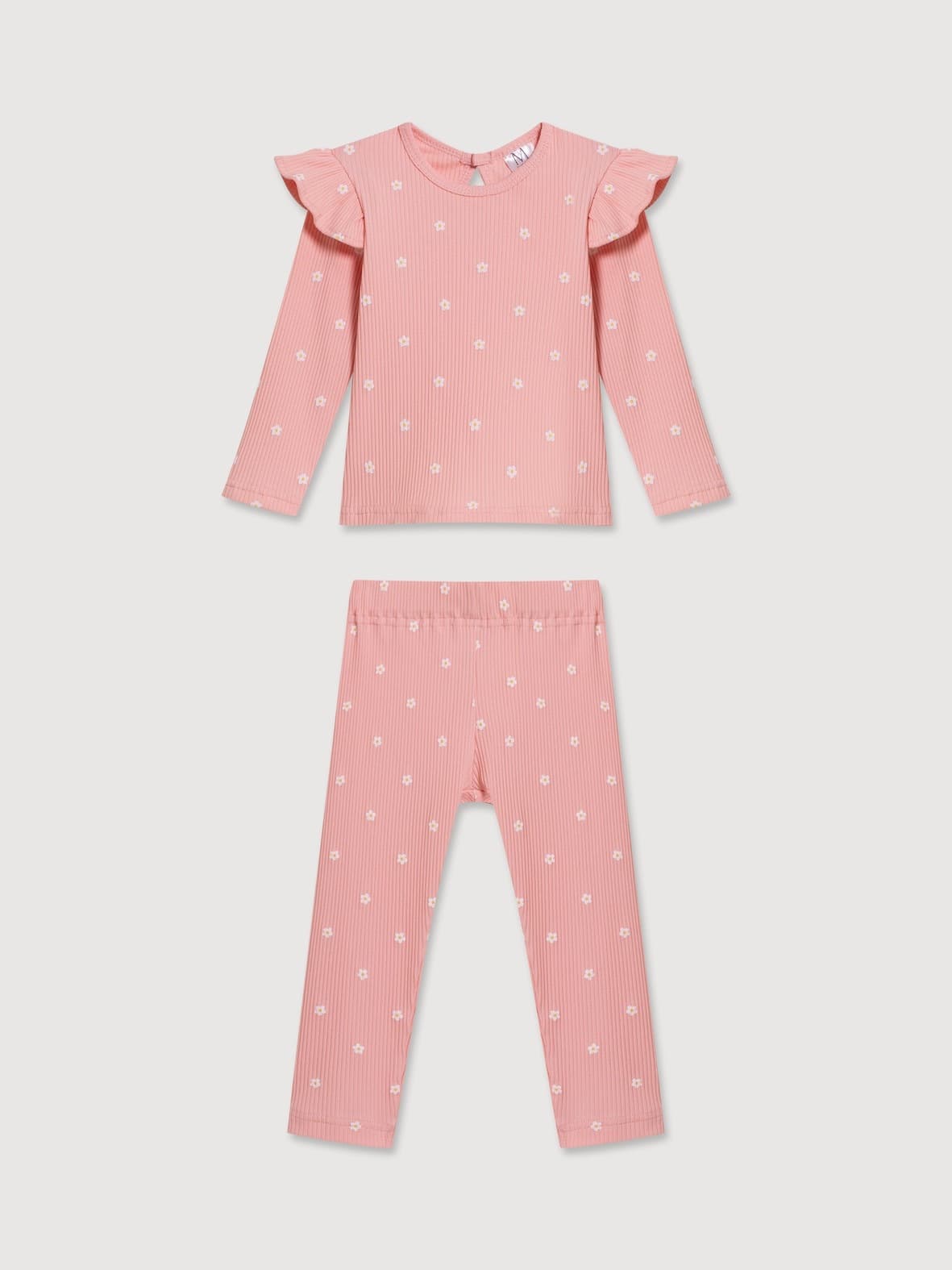 Лонгслив и лосины, Розовый