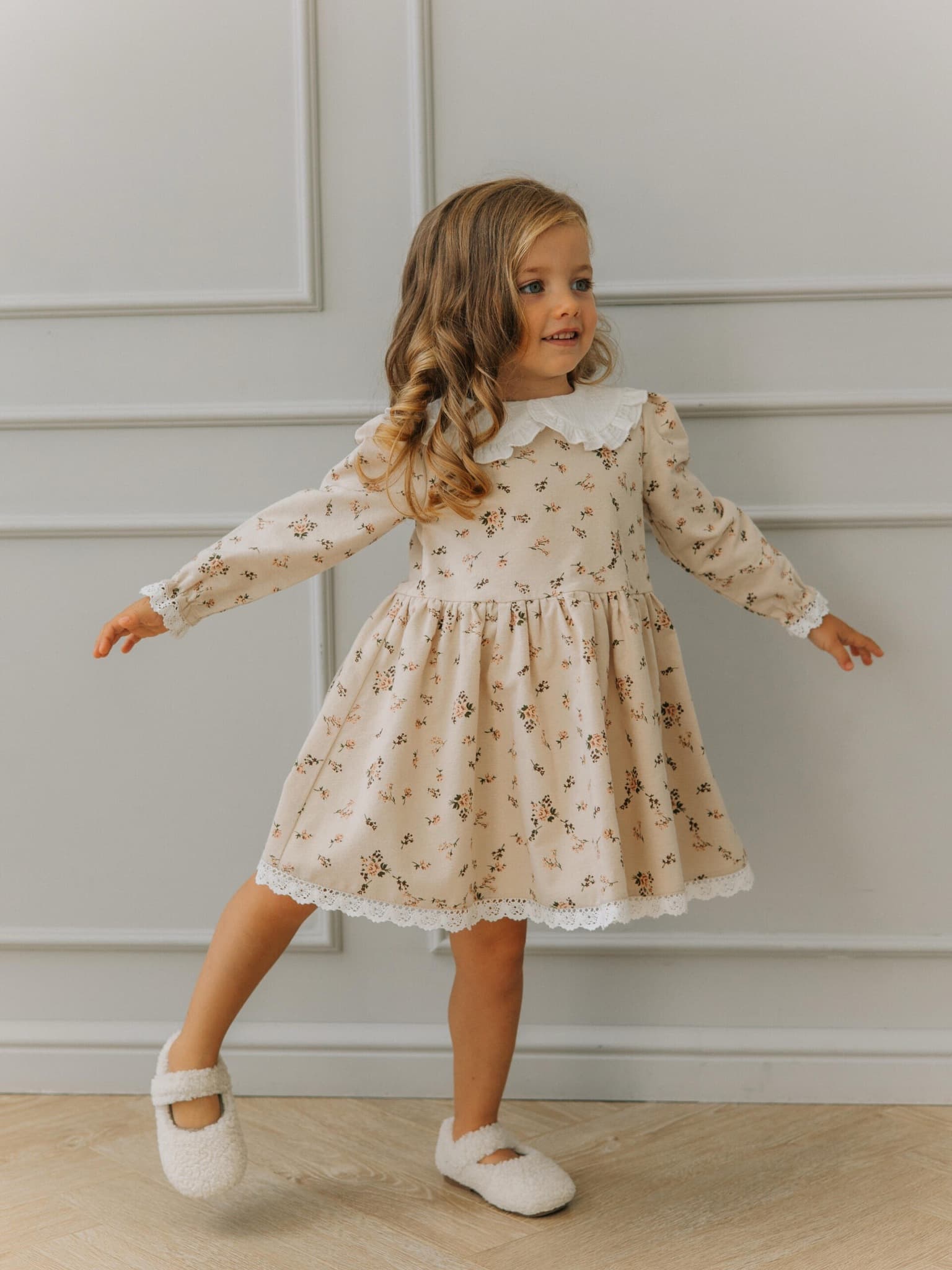 Платье "Фрезия", Бежевый