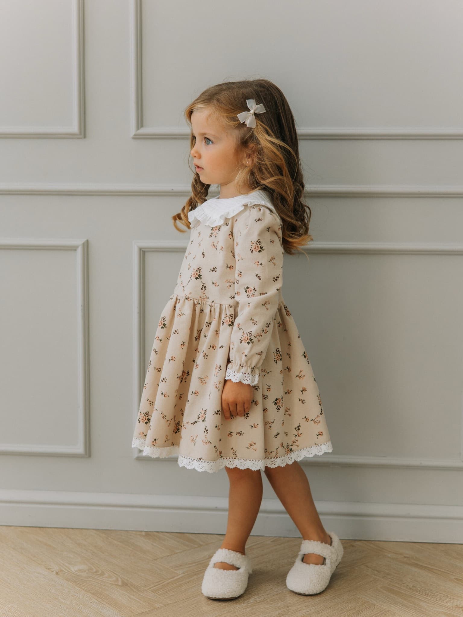 Платье "Фрезия", Бежевый