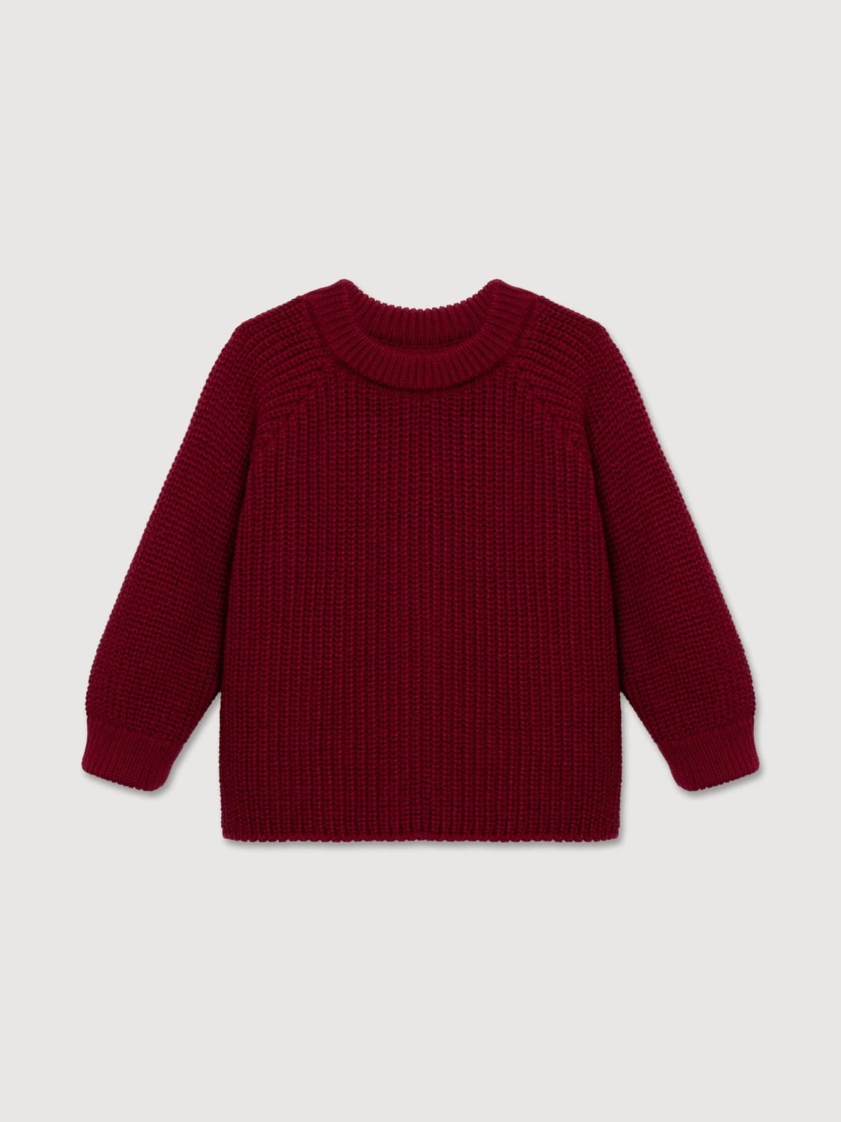 Вязаный джемпер, Бордовый