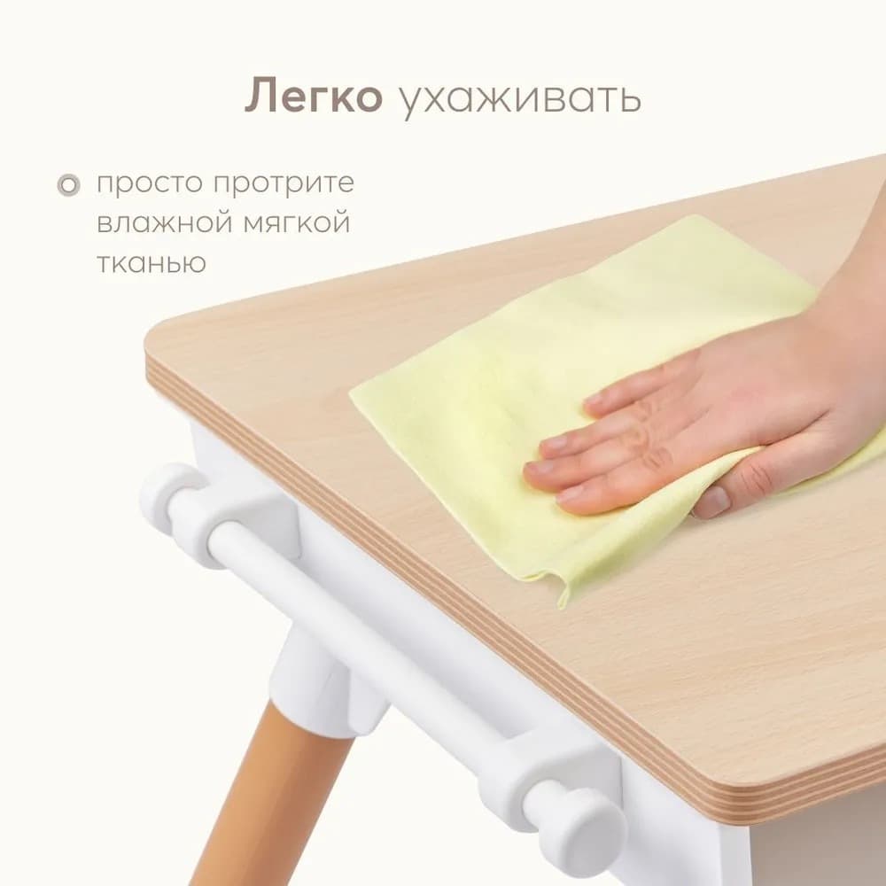 Комплект детской мебели LITEN «ЛИТЕН»: стол и стул, Белый