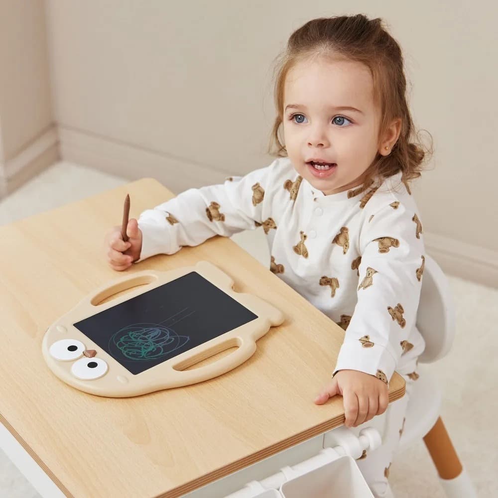 Комплект детской мебели LITEN «ЛИТЕН»: стол и стул, Белый